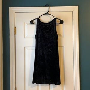 Betsey Johnson Black Velvet Dress